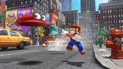 The banner image for Super Mario Odyssey on Nintendo Music.