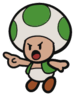 The Foreman sprite from Paper Mario: Color Splash