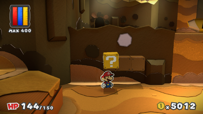 Location of the 36th hidden block in Paper Mario: Color Splash, revealed.
