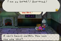 Skipping the Record in Paper Mario, also with overlapping text.