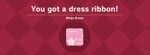 A dress ribbon's icon