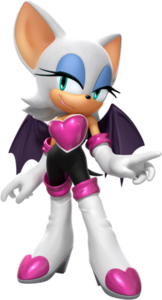Rouge artwork from Mario & Sonic at the Rio 2016 Olympic Games
