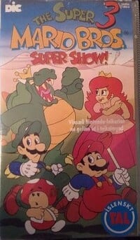 Cover of The Super Mario Bros. Super Show!: 3 Icelandic VHS.