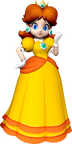 Artwork of Princess Daisy for Mario Party 6 (reused for Mario Party 7, Mario Party DS, Mario & Sonic at the Olympic Winter Games and Mario Party: Island Tour)