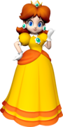 Artwork of Princess Daisy in Mario Party 6 (also used in Mario Party 7, Mario Party DS and Mario Party: Island Tour)