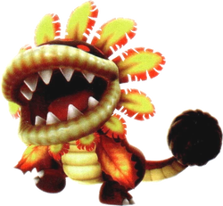 Black Dino Piranha from Super Mario Galaxy.