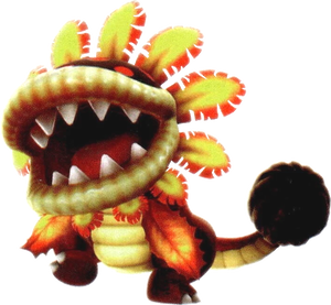 Black Dino Piranha from Super Mario Galaxy.