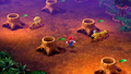 Mario exploring the Forest Maze in the Switch remake