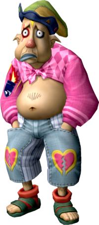 Artwork of Fyer via The Legend of Zelda: Twilight Princess. A Bullet Bill can be seen on the right sleeve of his jacket.