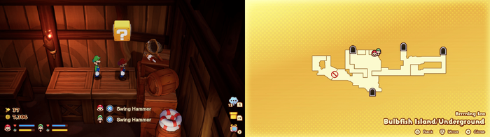 17th block in Bulbfish Island from Mario & Luigi: Brothership