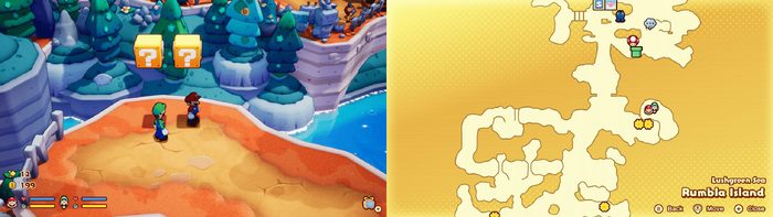 ? blocks 12-13 in Rumbla Island from Mario & Luigi: Brothership