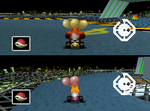 The course as it is seen in Mario Kart 64