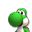 Character select icon of Yoshi from Mario Kart 7