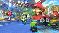 GCN Baby Park from Mario Kart 8 - Animal Crossing × Mario Kart 8 downloadable content.