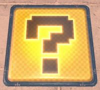 A ? Panel seen in Mario Kart World
