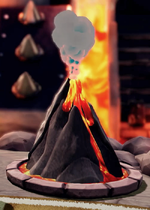 Lava Castle Goal-line decoration