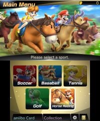 A screenshot from Mario Sports Superstars