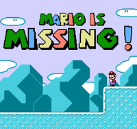 Mario is Missing NES title screen.png