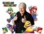Poster of Martinet, showing various Super Mario characters he provided voices for