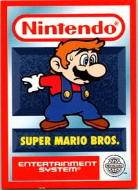 One of the Nintendo Collector Cards