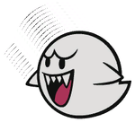 The Boo 10-Stack sprite from Paper Mario: Color Splash.