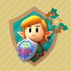 Card of Link, as he appears in the Nintendo Switch version of The Legend of Zelda: Link's Awakening, from Nintendo Characters Holiday Memory Match-Up Online Activity