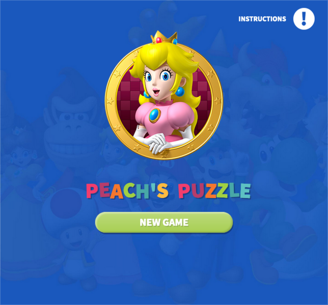 File:Peach's Puzzle title.png