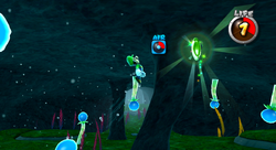 A Green Star in Slimy Spring Galaxy
