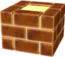 Model of a Brick Block from Super Mario Sunshine.