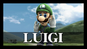 Luigi in the Super Smash Bros. Brawl opening cutscene.