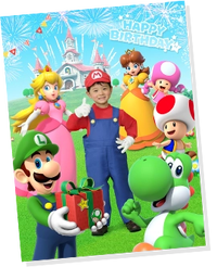 A design from Super Mario Satsuei.