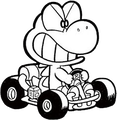 Yoshi on a kart Page 145