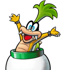 Artwork of Iggy Koopa from Mario & Luigi: Bowser's Inside Story + Bowser Jr.'s Journey