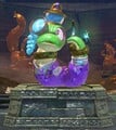 The snake statue from Donkey Kong Bananza: DK Island & Emerald Rush