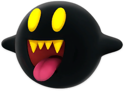 Icon of Bomb Boo from Dr. Mario World
