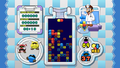 Basic gameplay with Dr. Mario