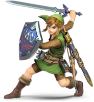 Link's Tunic of the Wild variant in Super Smash Bros. Ultimate