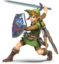 Link's Tunic of the Wild variant in Super Smash Bros. Ultimate