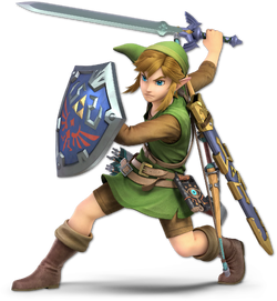 Link's Tunic of the Wild variant in Super Smash Bros. Ultimate