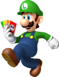 Artwork of Luigi for Mario Party: Island Tour