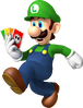 Artwork of Luigi for Mario Party: Island Tour