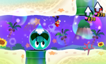 Mario and Dreamy Luigi in the form of a planet from Mario & Luigi: Dream Team