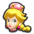 Peachette's head icon in Mario Kart 8 Deluxe