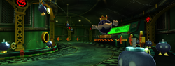 Course menu background in Mario Kart Arcade GP DX