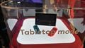 A display of the Nintendo Switch in Tabletop mode.