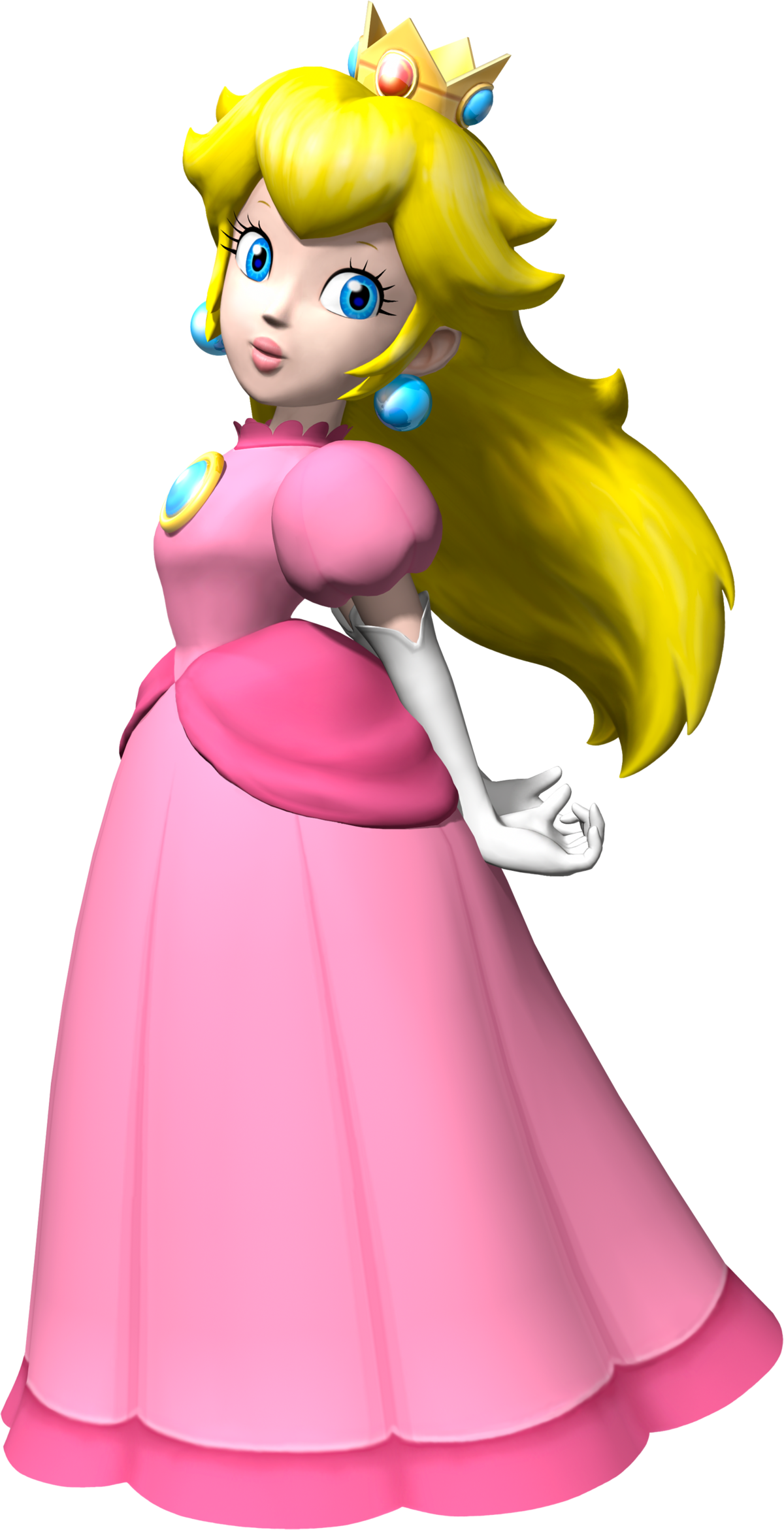 File:Princess Peach Hair Flip Artwork.png - Super Mario Wiki, the Mario ...