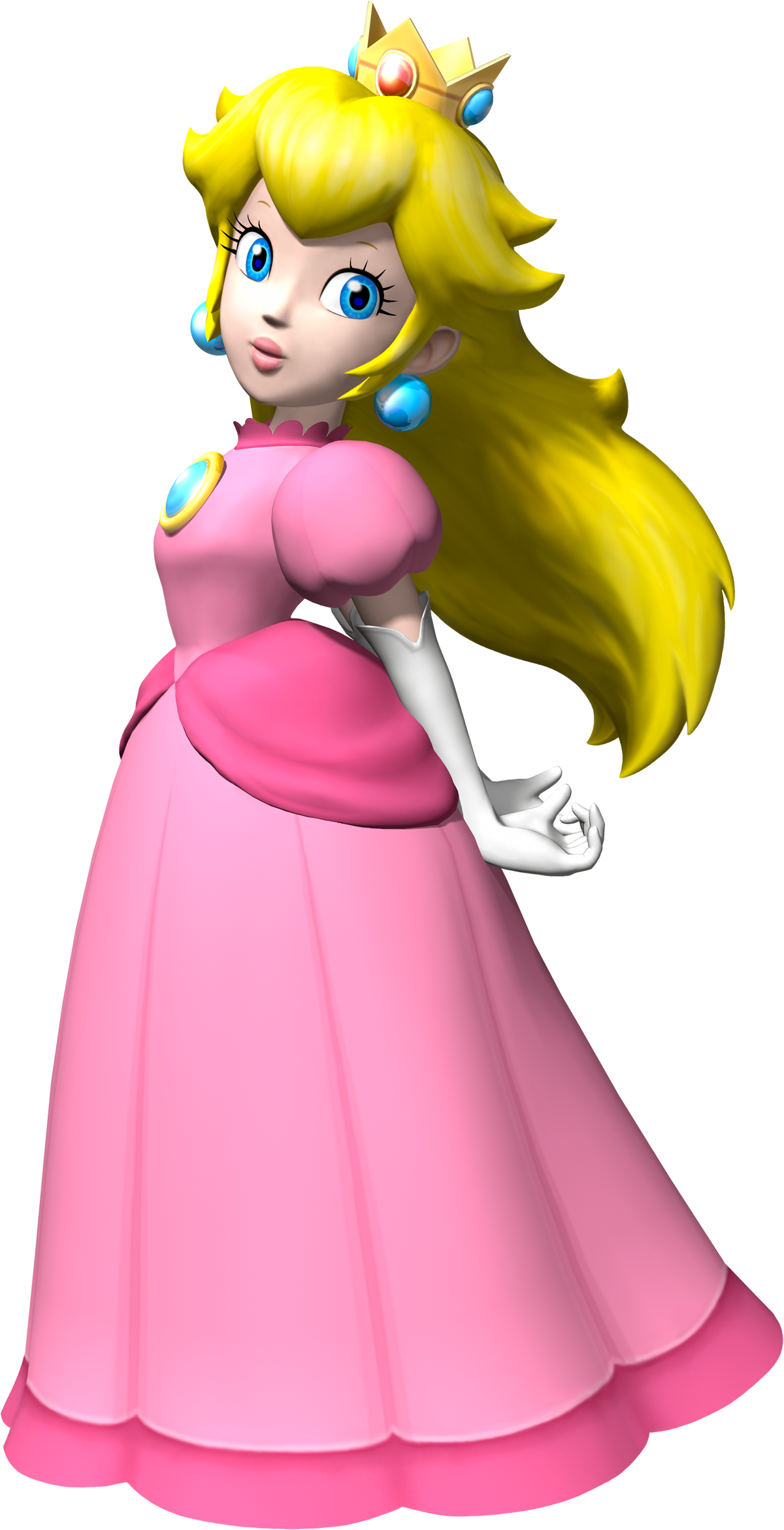 File:Princess Peach Hair Flip Artwork.png - Super Mario Wiki, the Mario ...