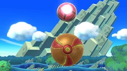 Samus's Bomb in Super Smash Bros. for Wii U.