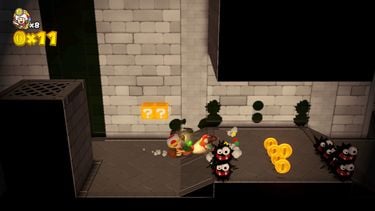Shadow-Play Alley in the Wii U version of Captain Toad: Treasure Tracker.