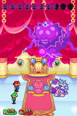 Shrowser battle from Mario & Luigi: Partners in Time